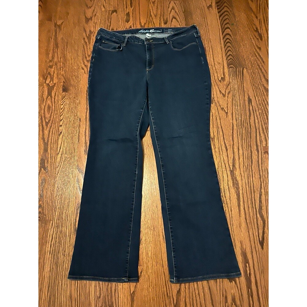 Eddie Bauer Curvy Bootcut Jeans Womens size 18